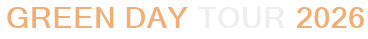 Green Day Tour 2026
